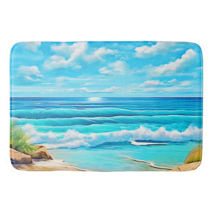 Sunny Beach Waves Design Badmat