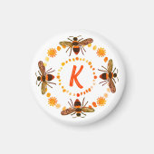 Sunny Bee Initial Magneet (Voorkant)