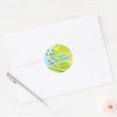 Sunny Birthday Ronde Sticker (Envelop)
