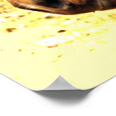 Sunny Blonde and Brown Horse Animal Poster (Hoek)