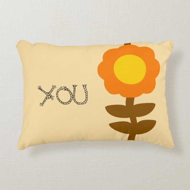 Sunny Bloom Accent Kussen (Voorkant)