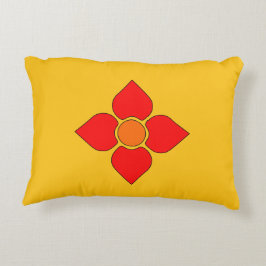 Sunny Bloom Accent Pillow – vrolijk geel Accent Kussen