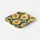 Sunny Bloom Doodles Papieren Bordje (Gebogen)