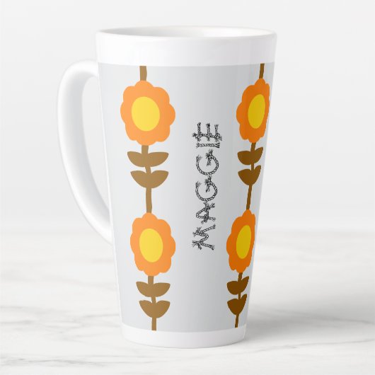 Sunny Bloom Latte Mug Latte Mok (Linkerhoek)