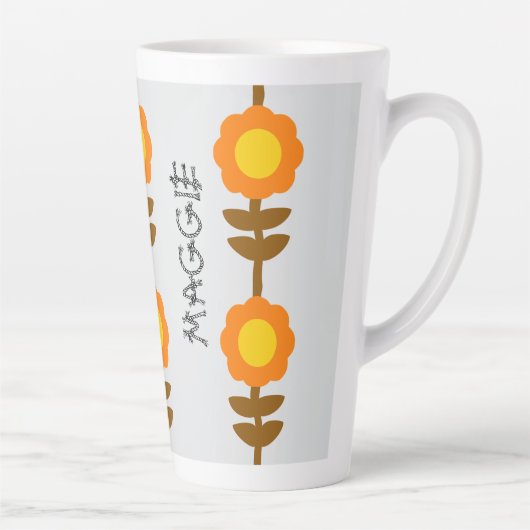 Sunny Bloom Latte Mug Mok (Rechts)