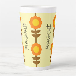 Sunny Bloom Latte Mug Mok