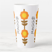 Sunny Bloom Latte Mug Mok (Voorkant)