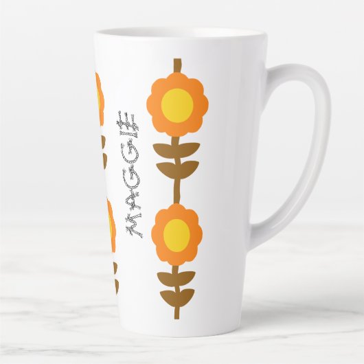 Sunny Bloom Latte Mug Mok (Rechts)