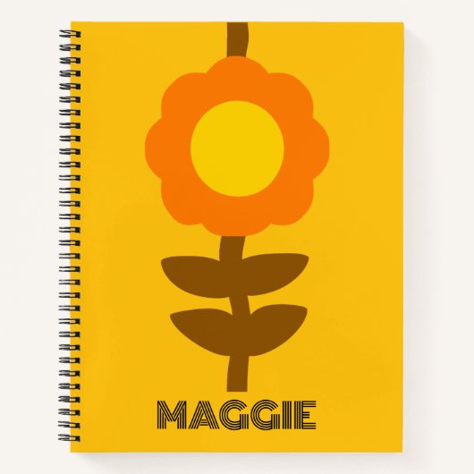 Sunny Bloom Notitieboek (Voorkant)