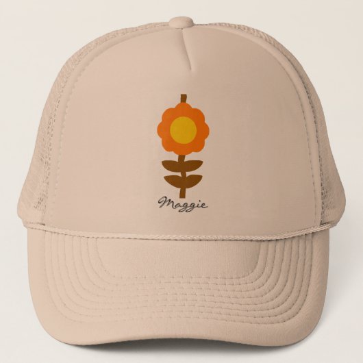 Sunny Bloom Trucker Hat Pet (Voorkant)