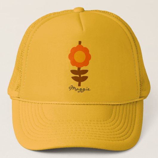 Sunny Bloom Trucker Hat Pet (Voorkant)