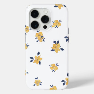 Sunny Bloom – Yellow Floral Hoesje