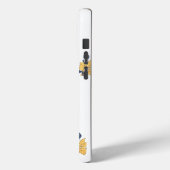 Sunny Bloom – Yellow Floral Hoesje (Achterkant / Links)