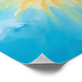 Sunny Blue Sky Art Poster (Hoek)