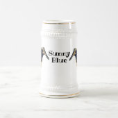 Sunny Blue stein Bierpul (Center)