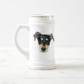 Sunny Blue stein Bierpul (Links)