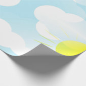 Sunny Blue Summer Sky met speciale uitzending van Cadeaupapier (Hoek)