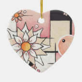 Sunny Blush Ormament Keramisch Ornament (Voorkant)