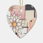 Sunny Blush Ormament Keramisch Ornament (Links)