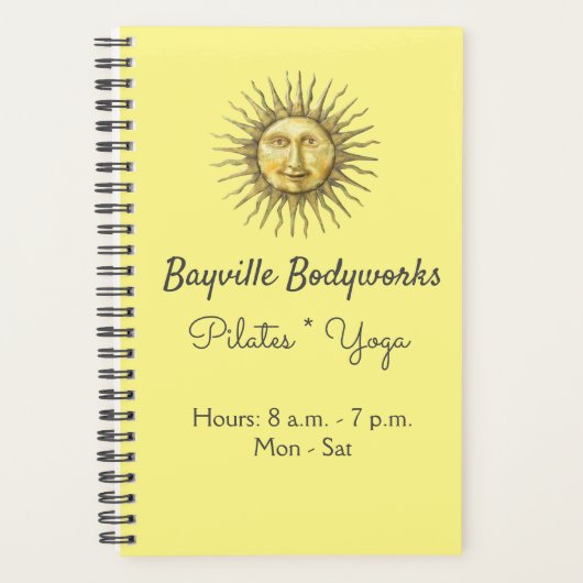 Sunny Bodyworks Benoemingboek Planner (Voorkant)