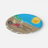 Sunny Boerderij Papieren Bordje (Gekanteld)