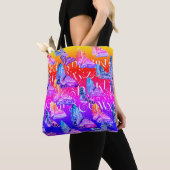 Sunny Boho Butterfly Tote Bag (Dichtbij)