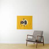 Sunny Boho Dachshund Dog Wandkleed (In Situ (horizontaal))