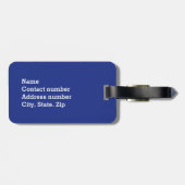 Sunny Bright Sunflower Bagagelabel (Achterkant horizontaal)