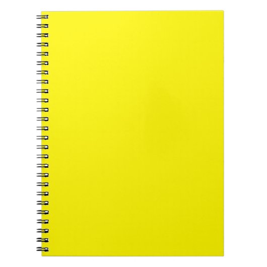 Sunny Bright Yellow Notitieboek (Voorkant)
