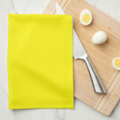 Sunny Bright Yellow Theedoek (Quarter Fold)