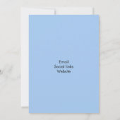 Sunny Bubbly Waterfall Wedding Invitation Kaart (Achterkant)