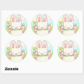 Sunny Bunny cadeau label sticker (Vel)