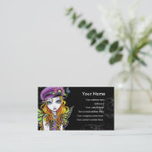 "Sunny" Butterfly Rainbow Fairy Visitekaartje (Staand voorkant)