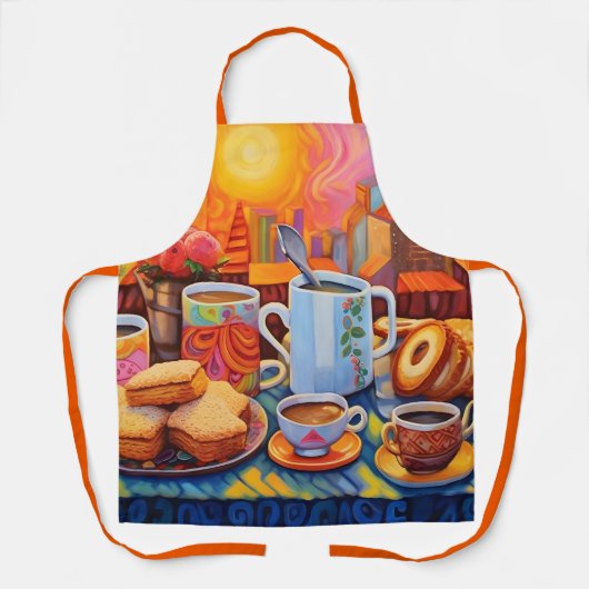 Sunny Café Delight Schort (Voorkant)