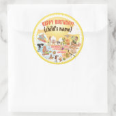 Sunny California Beach Birthday Sticker (Tas)