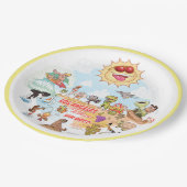 Sunny California Beach Bord (Gekanteld)