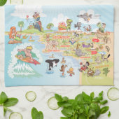 Sunny California Kitchen Towel Theedoek (Gevouwen)