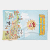Sunny California Kitchen Towel Theedoek (Horizontaal)