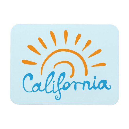 Sunny California Logo Magneet (Horizontaal)