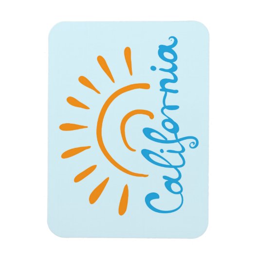 Sunny California Logo Magneet (Verticaal)