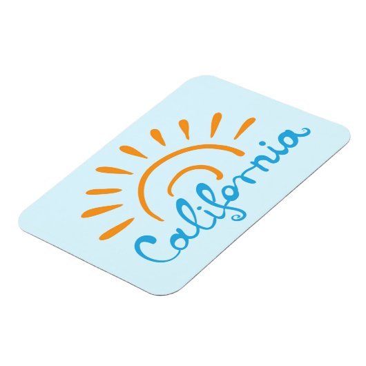 Sunny California Logo Magneet (Linkerzijde)