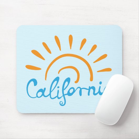 Sunny California Logo Muismat (Met muis)