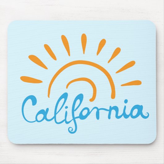 Sunny California Logo Muismat (Voorkant)