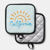 Sunny California Logo Pannenlap (Voorkant / Achterkant)