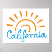 Sunny California Logo Poster (Voorkant)