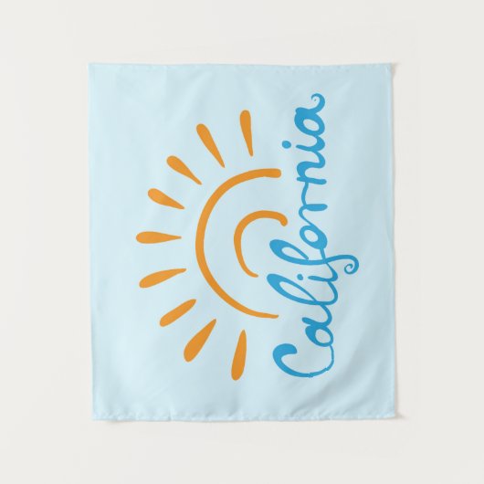Sunny California Logo Wandkleed (Voorkant)