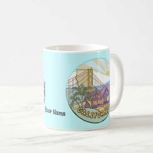 Sunny California mok (Voorkant rechts)