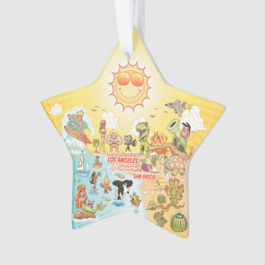 Sunny California Ornament (voorkant)