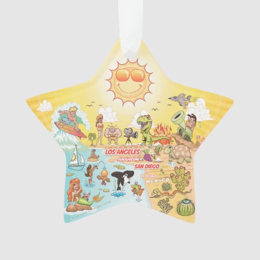 Sunny California Ornament (voorkant)