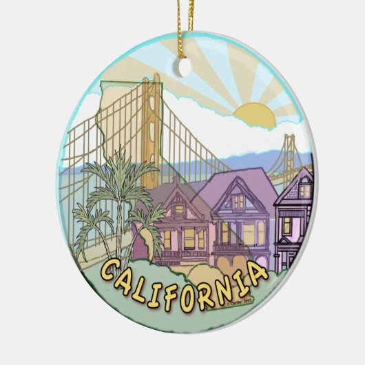 Sunny California Ornament (Links)